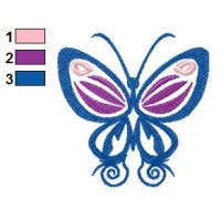 Kashmiri Butterfly Embroidery Design 02
